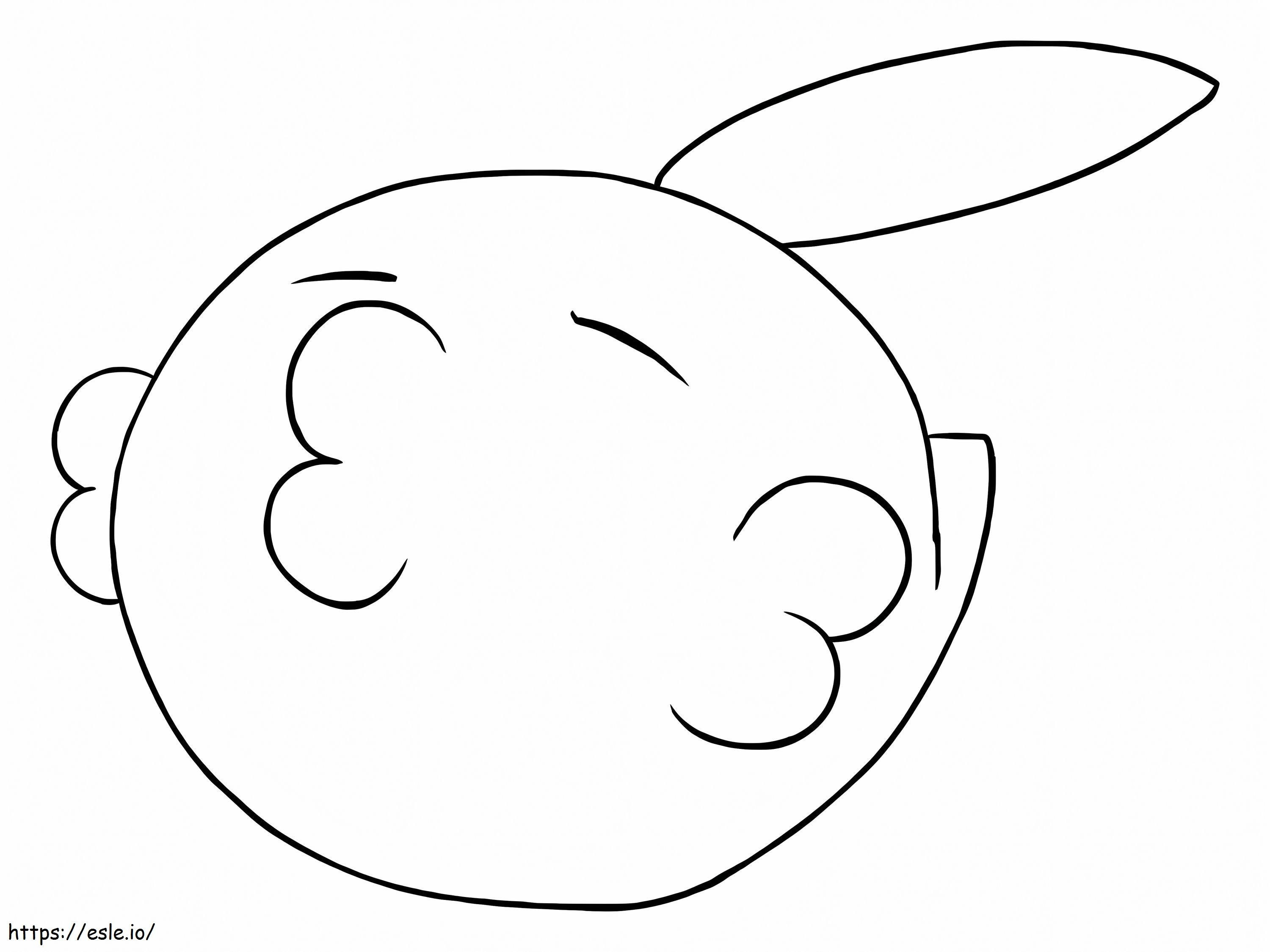 Coloriage Gulpin, pas Pokémon à imprimer dessin