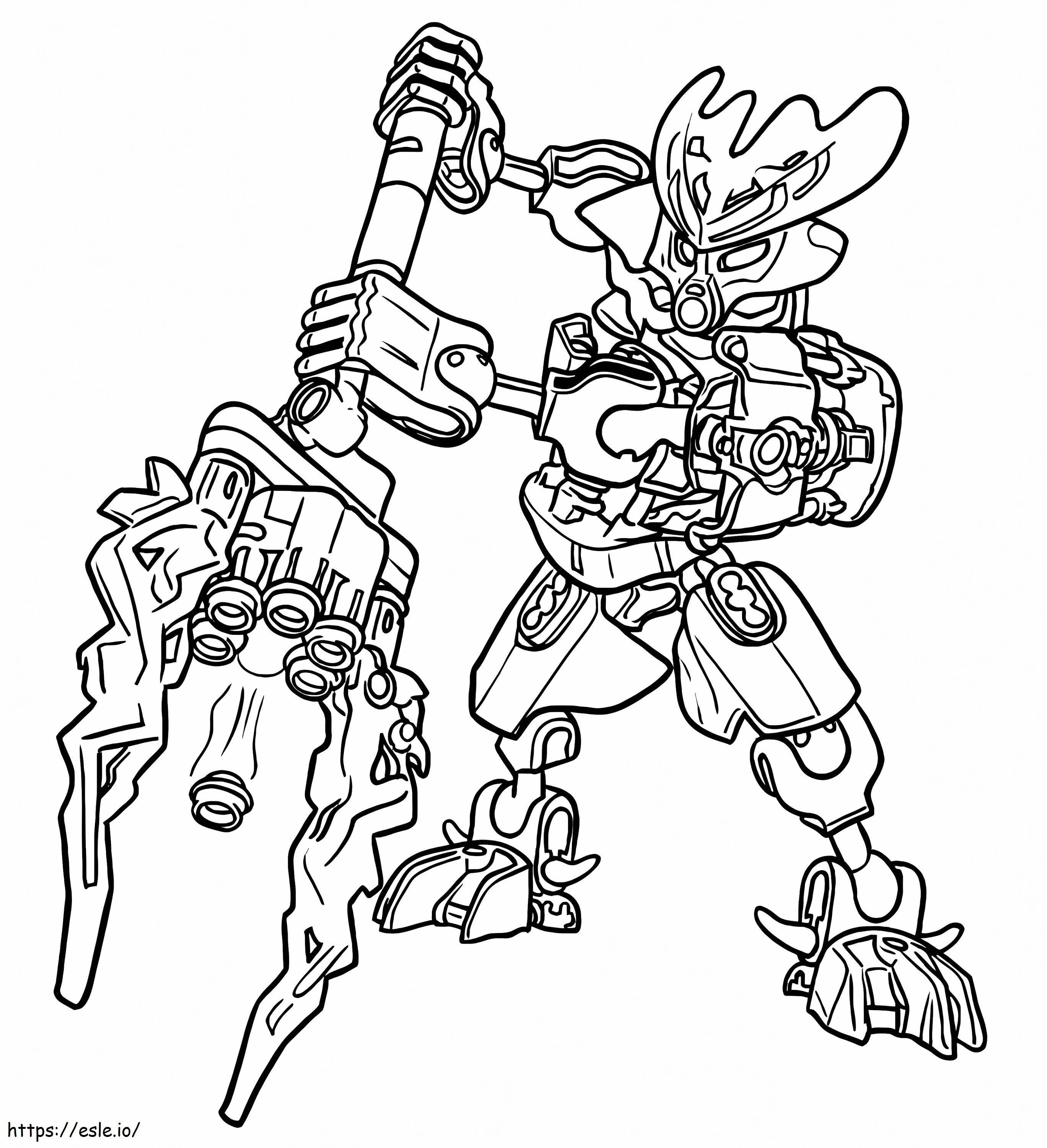 Protector Of Stone Bionicle coloring page