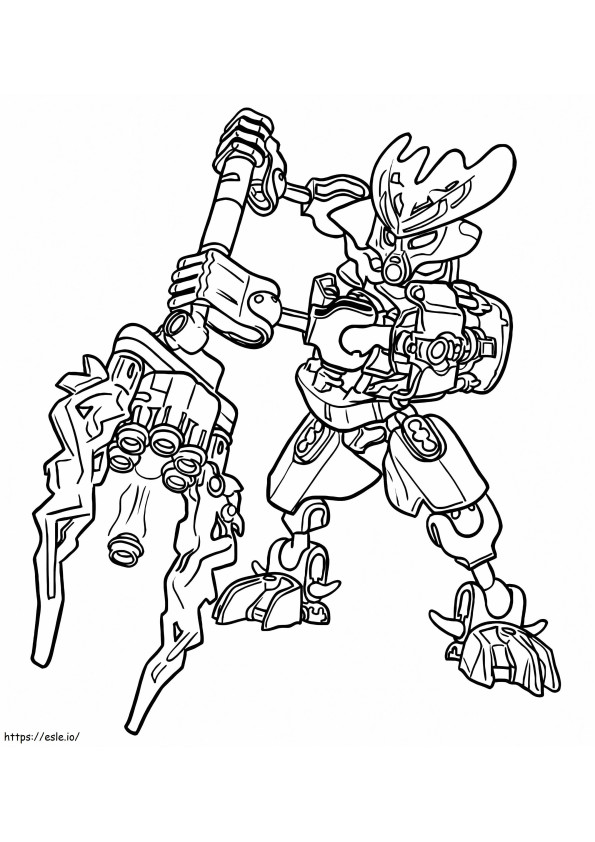 Protector Of Stone Bionicle coloring page