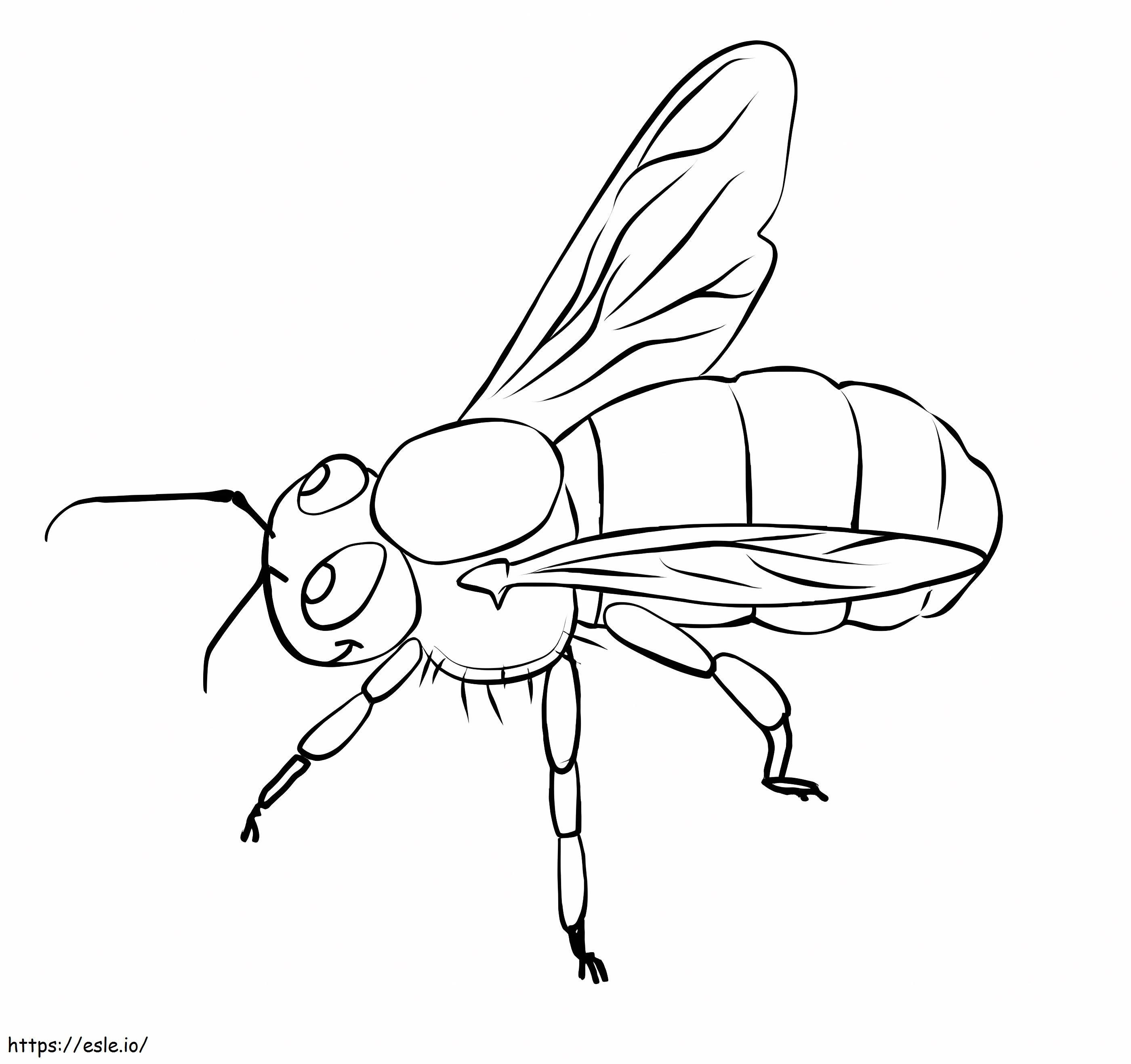 Lebah yang Dapat Dicetak Gambar Mewarnai