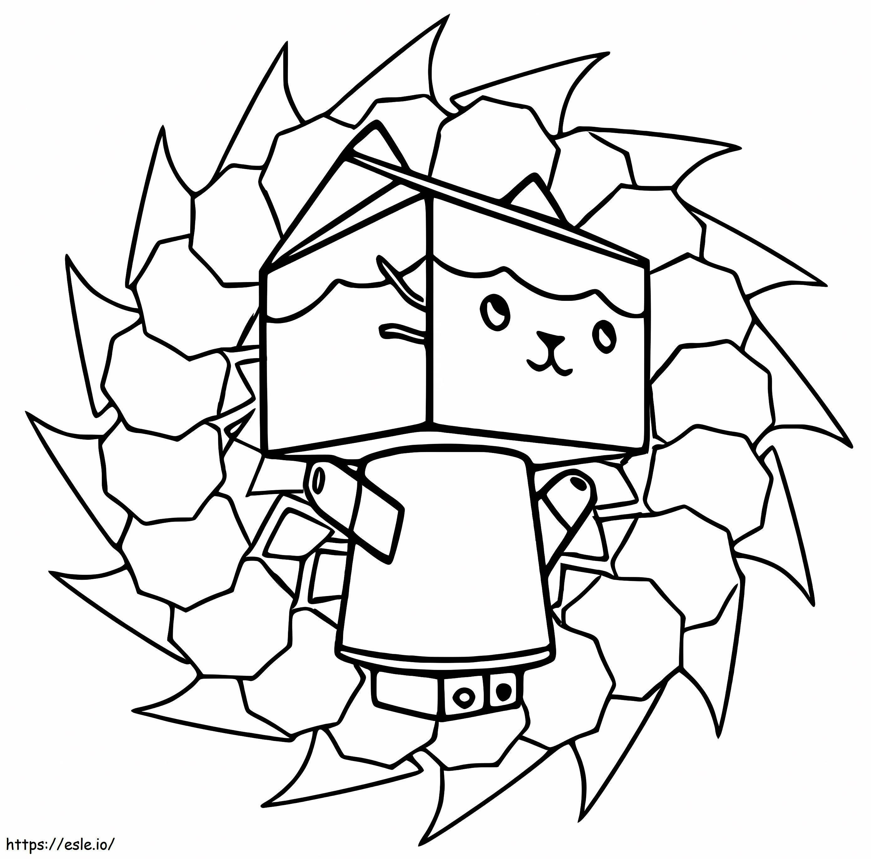 Cute Baby Box coloring page