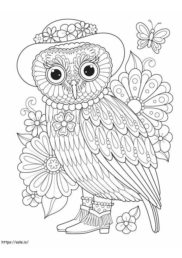 Hole Groovy coloring page