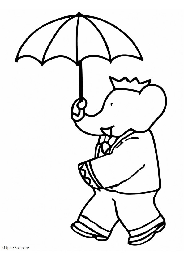 1581044243 Coloring For Kids Babar 64233 coloring page