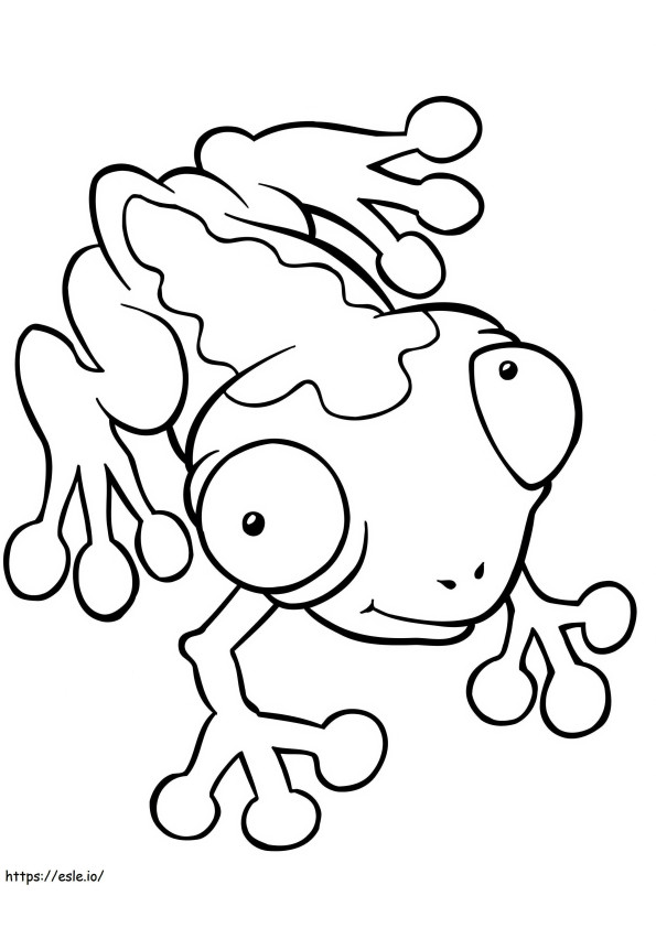 Ugly Toad Scaled coloring page