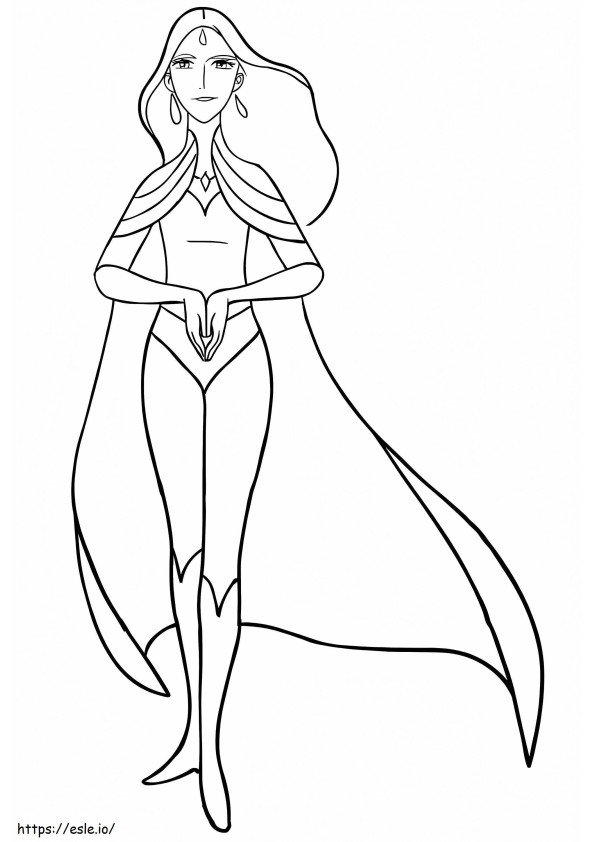 Angella From She Ra Princess coloring page