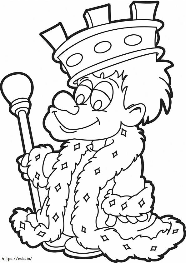 Young King coloring page