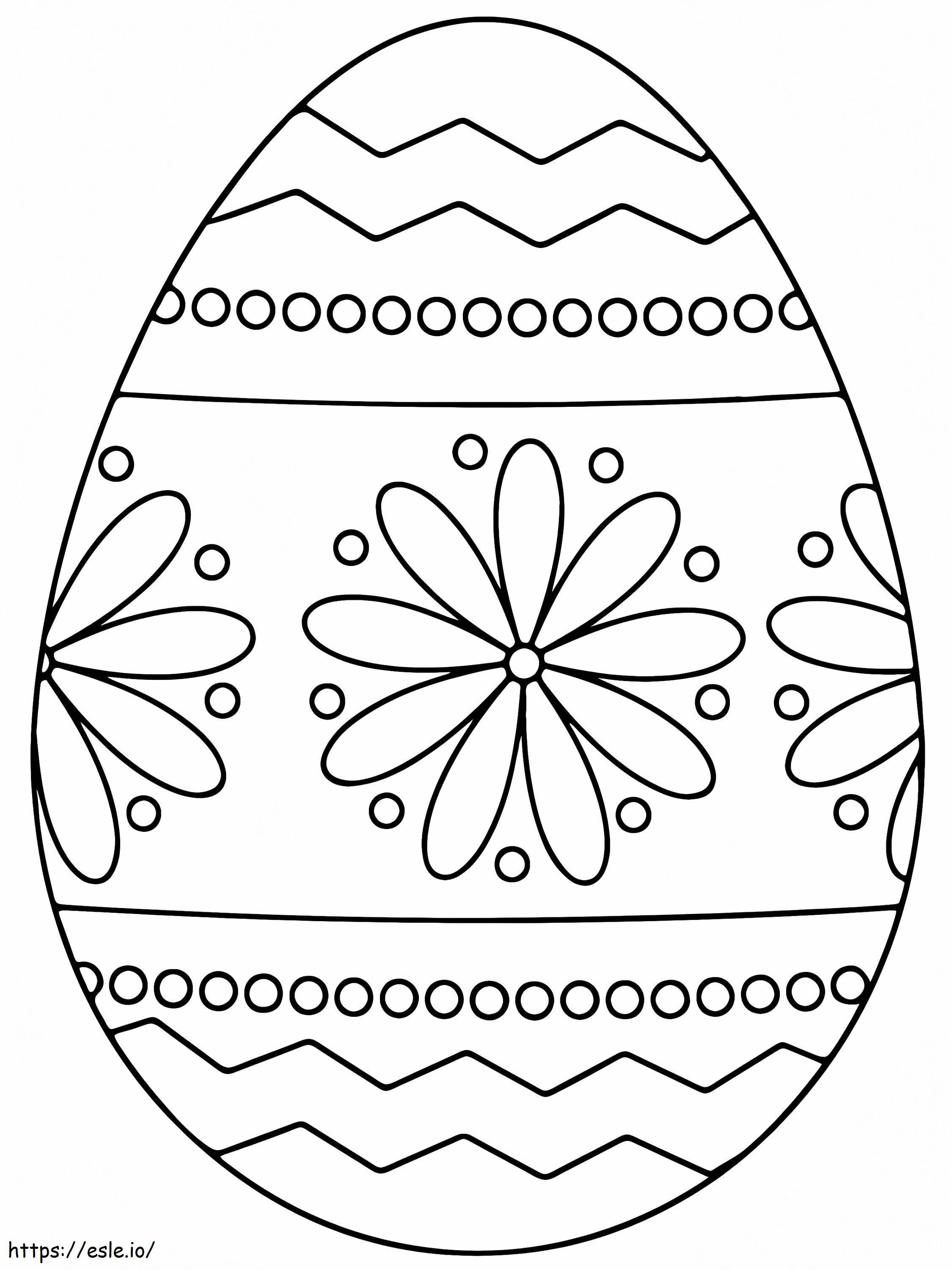 Rare Easter Egg coloring page