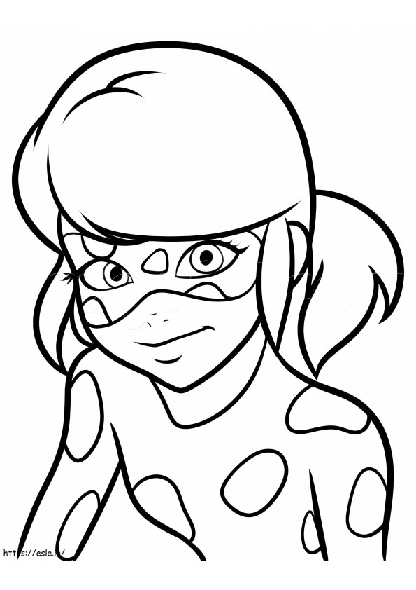 1531452757 Ladybug Smiling A4 coloring page