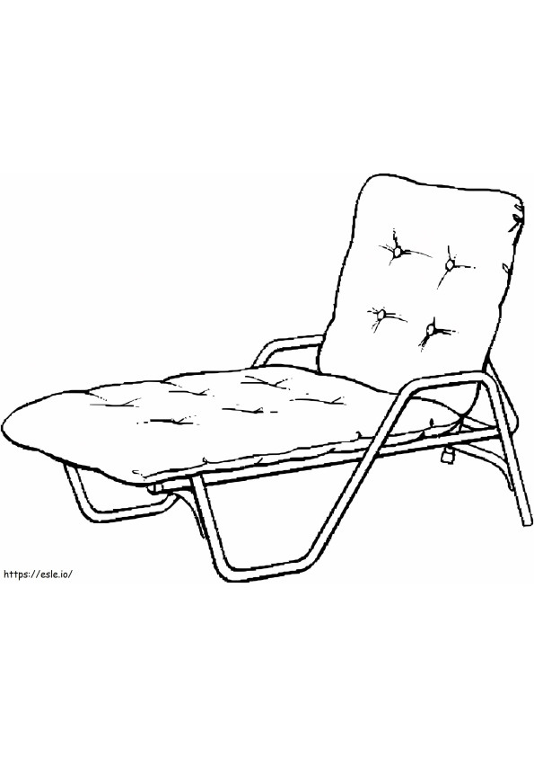 Lawn Chair Chair coloring page