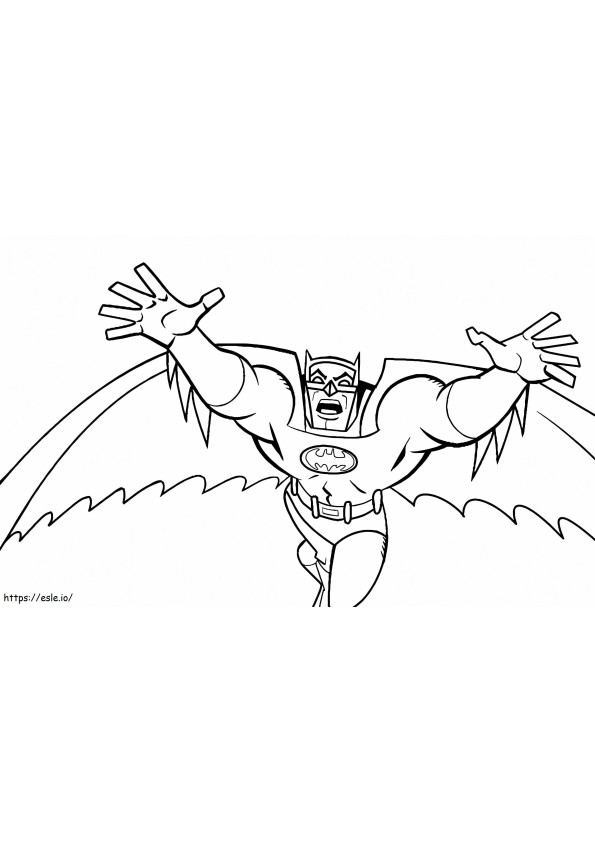 Coloriage Grand Batman à imprimer dessin