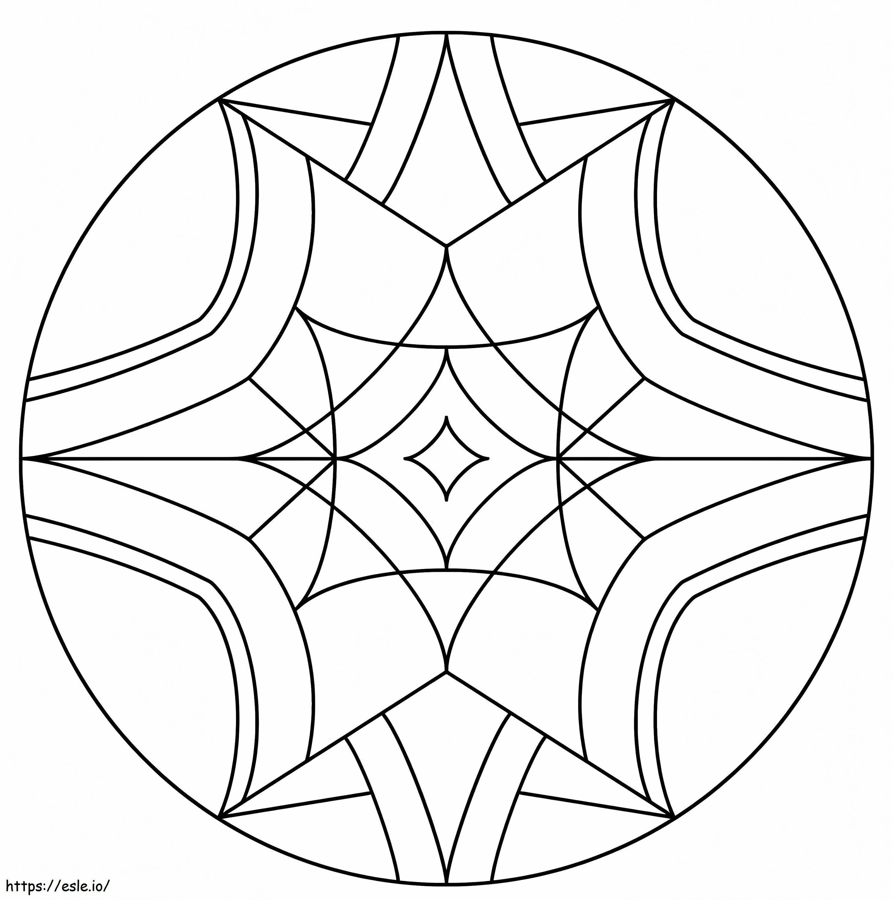 Kaleidoscope 15 coloring page