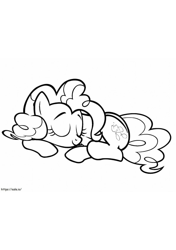Pinkie Pie Uyuyor