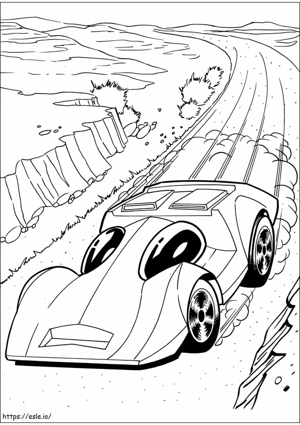 Hot Wheels 17 coloring page