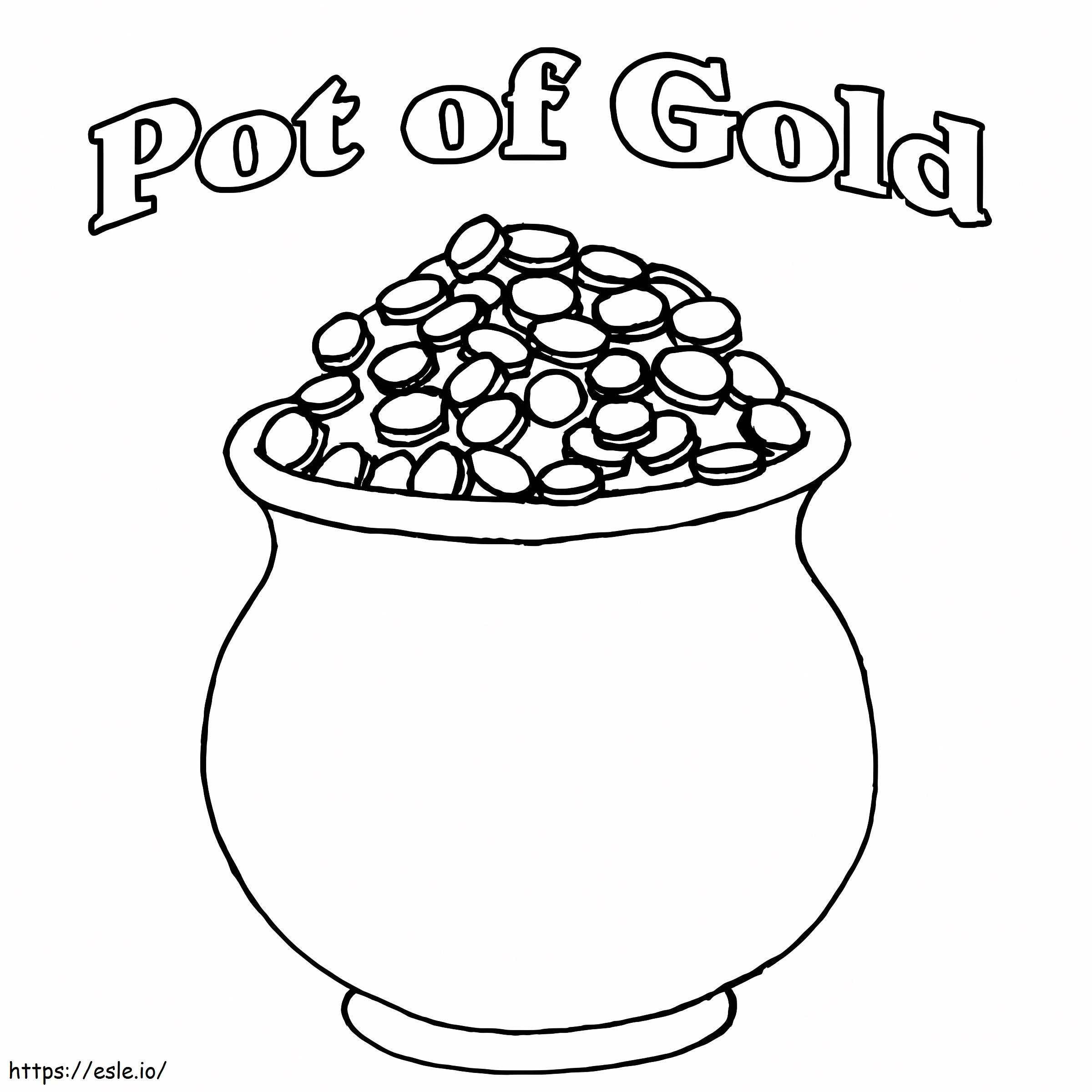 Pot Of Gold 20 coloring page