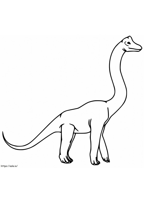 Brachiozaur 6 kolorowanka