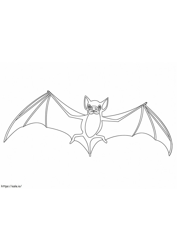 Normal Bat 1 coloring page