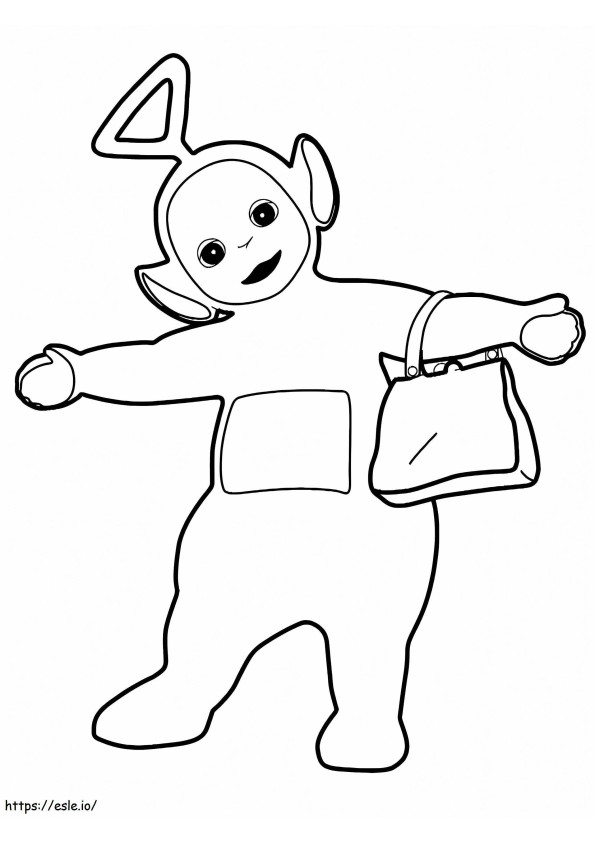 Tinky Winky coloring page