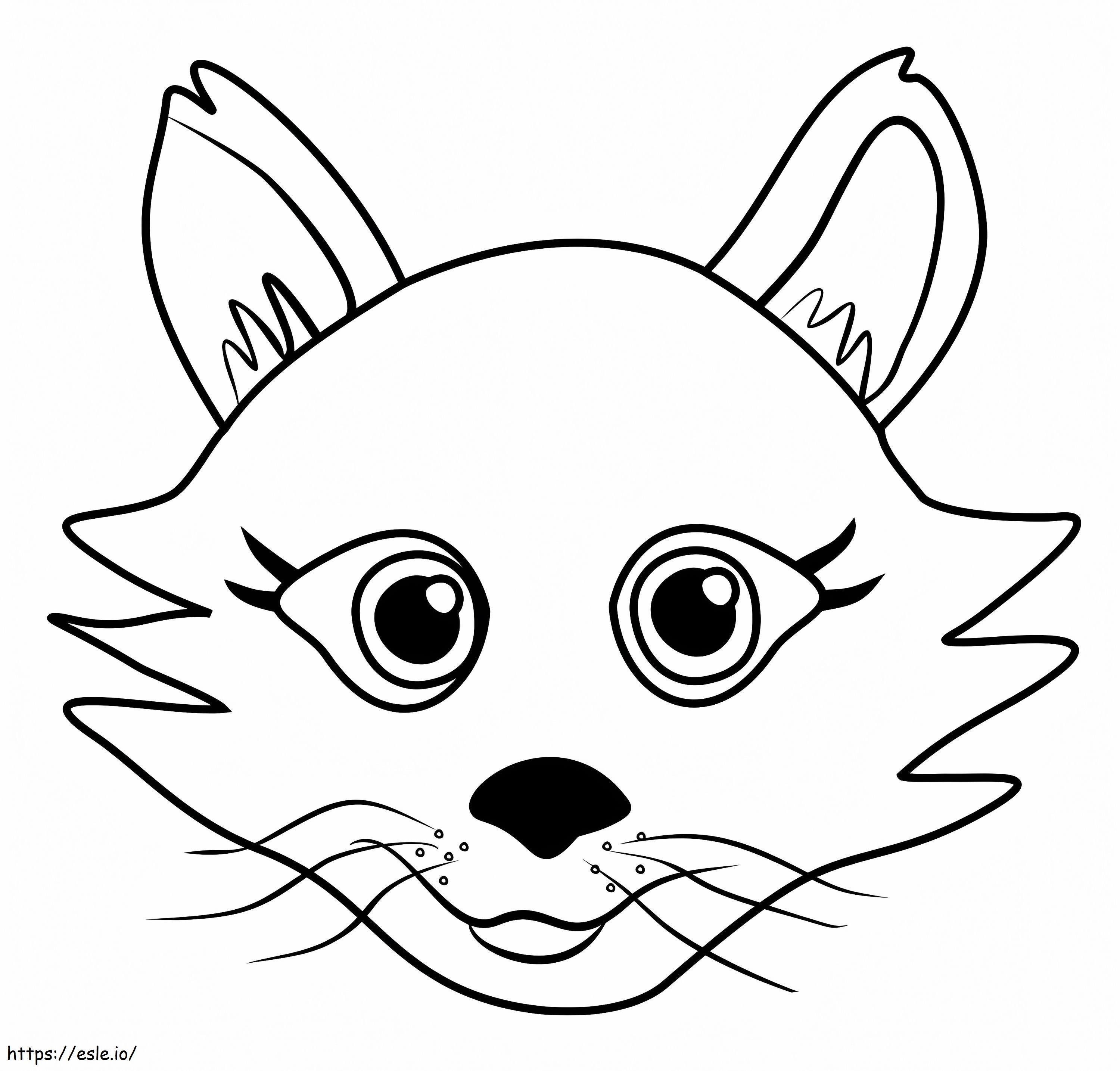 Persian Face Pet Parade Coloring Page