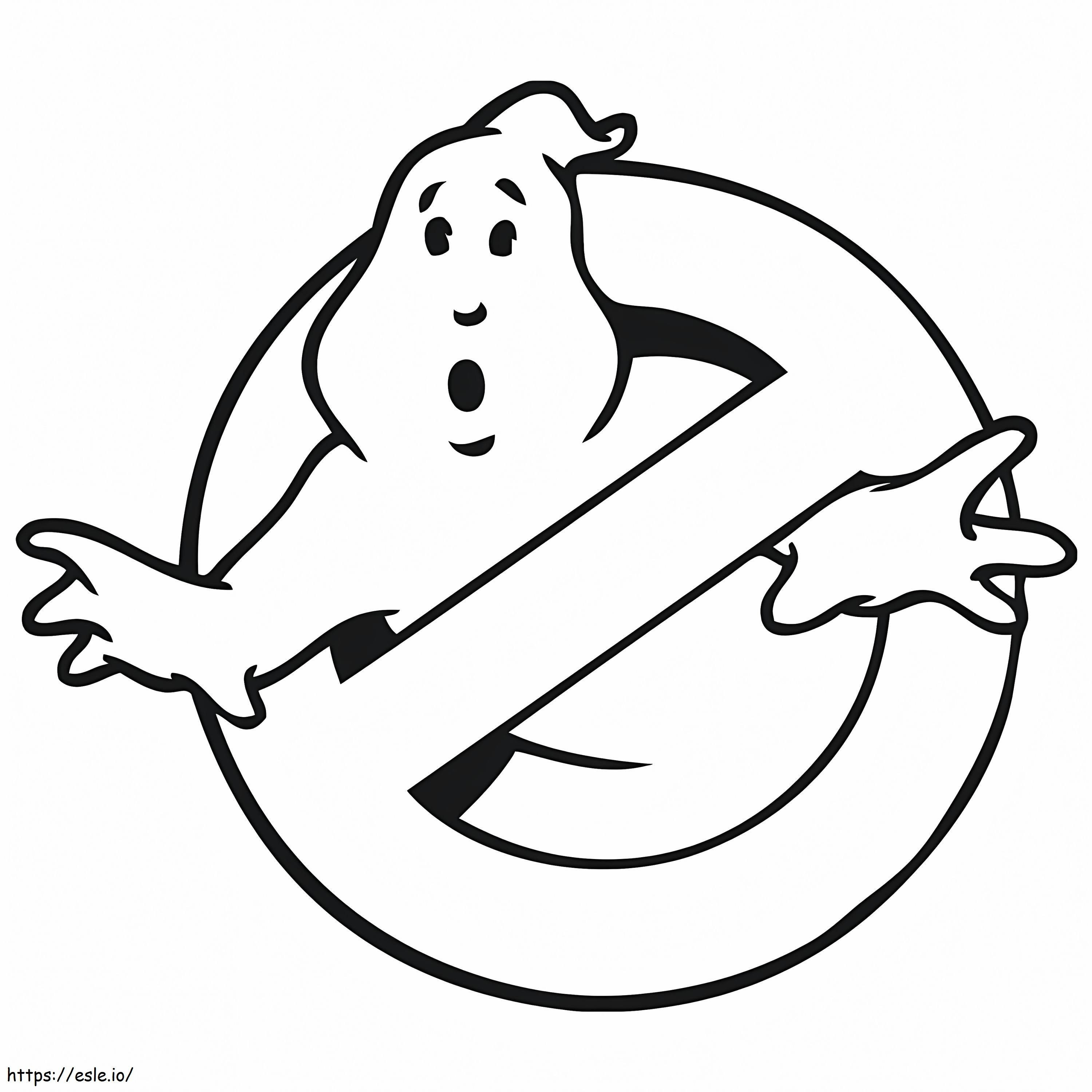 Logo de bază Ghostbusters de colorat