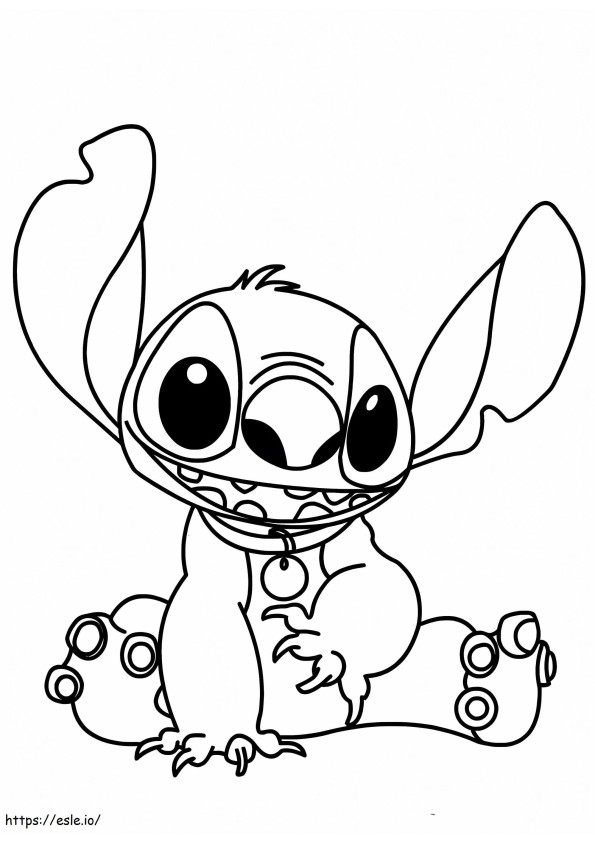 Awesome Stitch coloring page