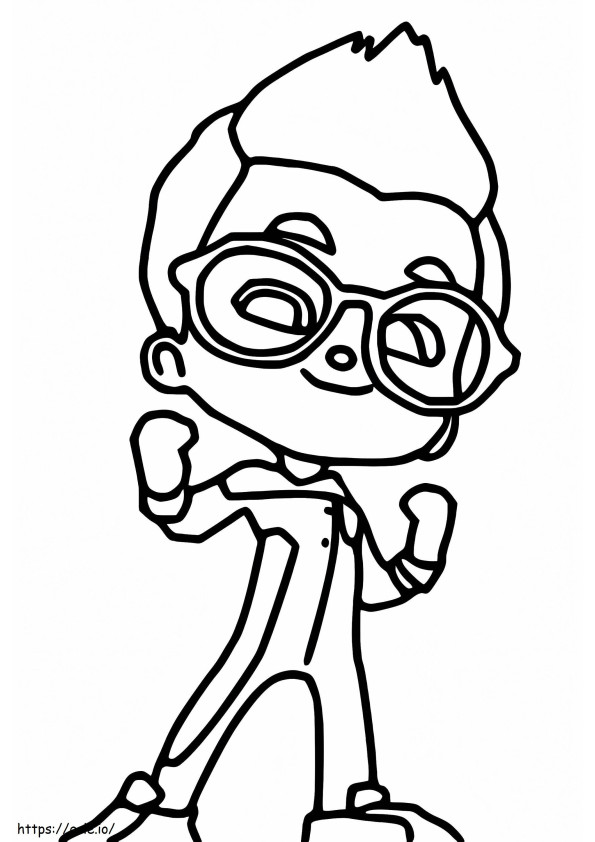 Nico From Mighty Express coloring page