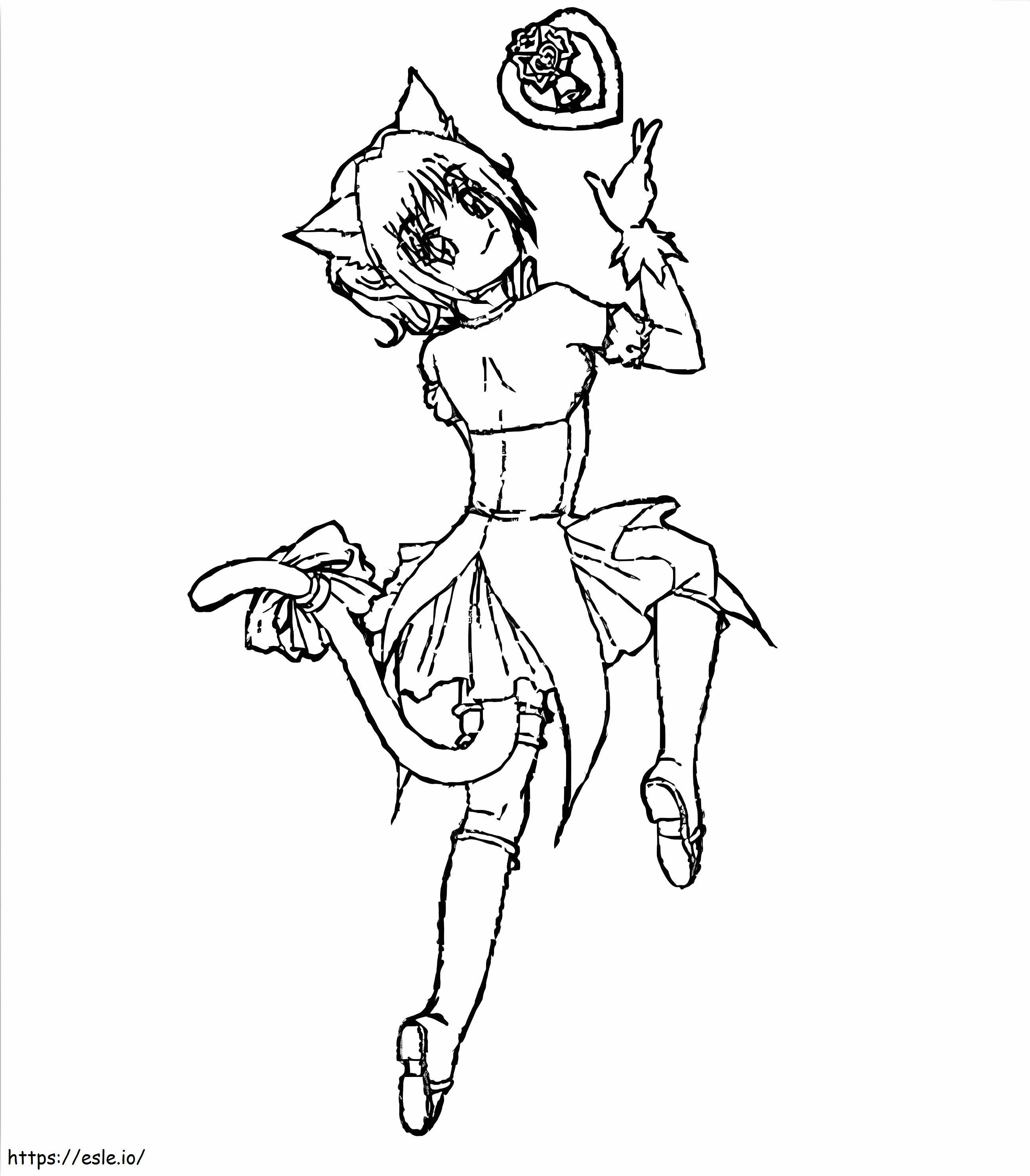 Lovely Tokyo Mew Mew coloring page