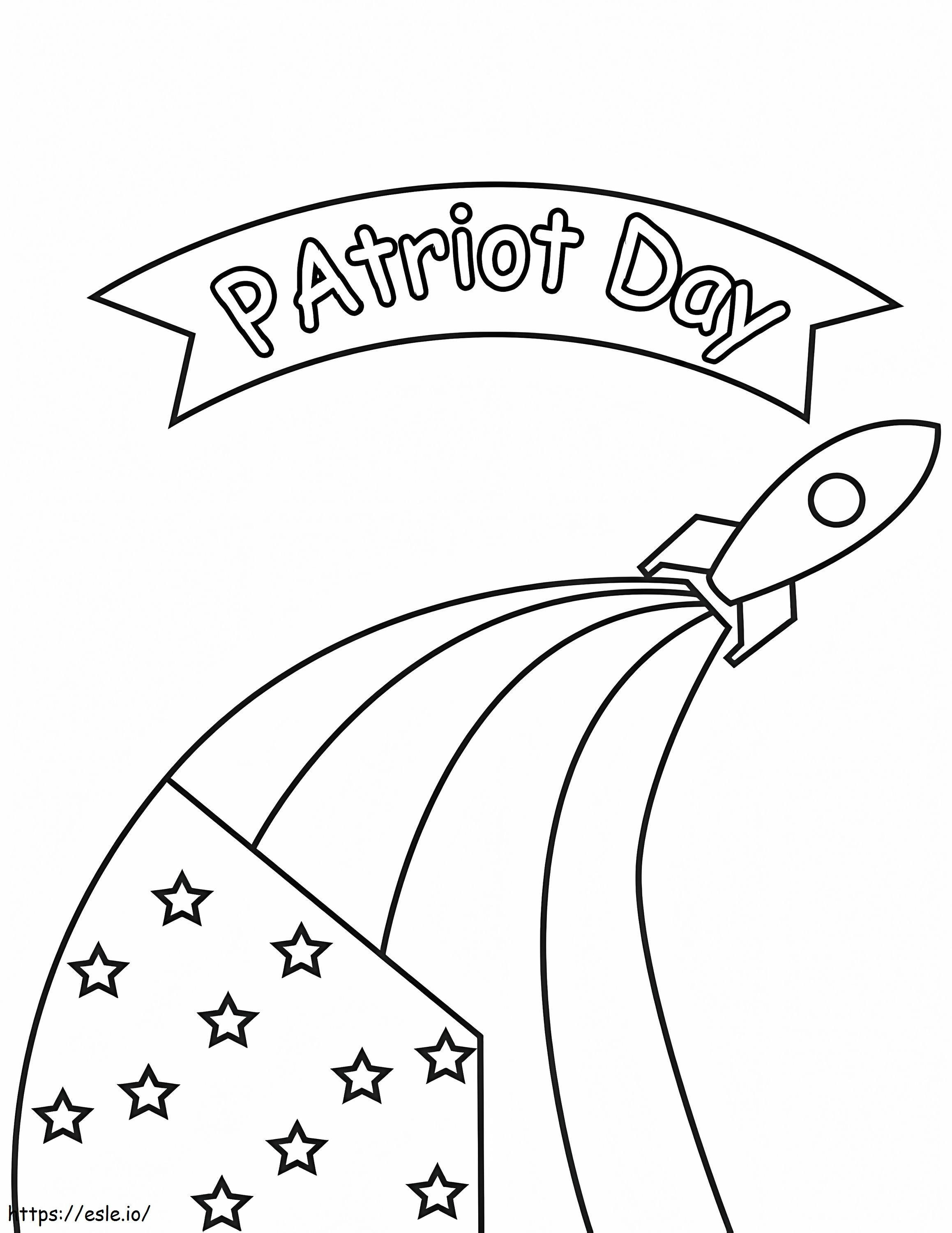 Patriot dag kleurplaat kleurplaat