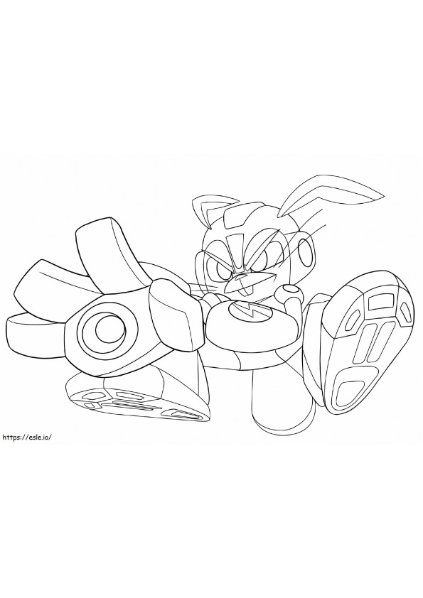 Zoom Kazoom From Glitch Techs coloring page