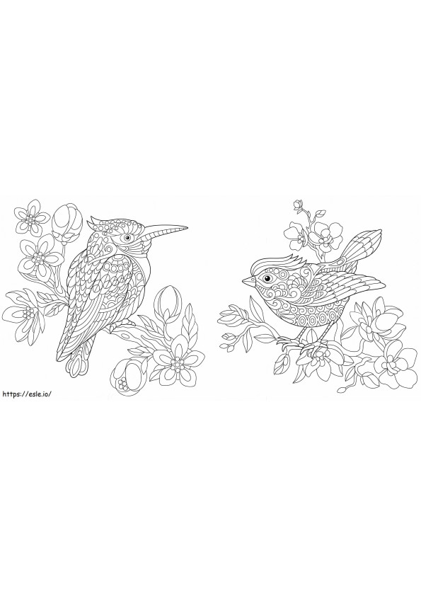 Canary For Adult coloring page