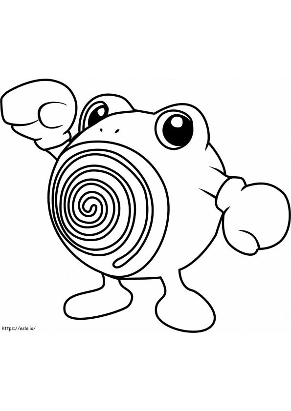 Poliwhirl Not Pokemon coloring page