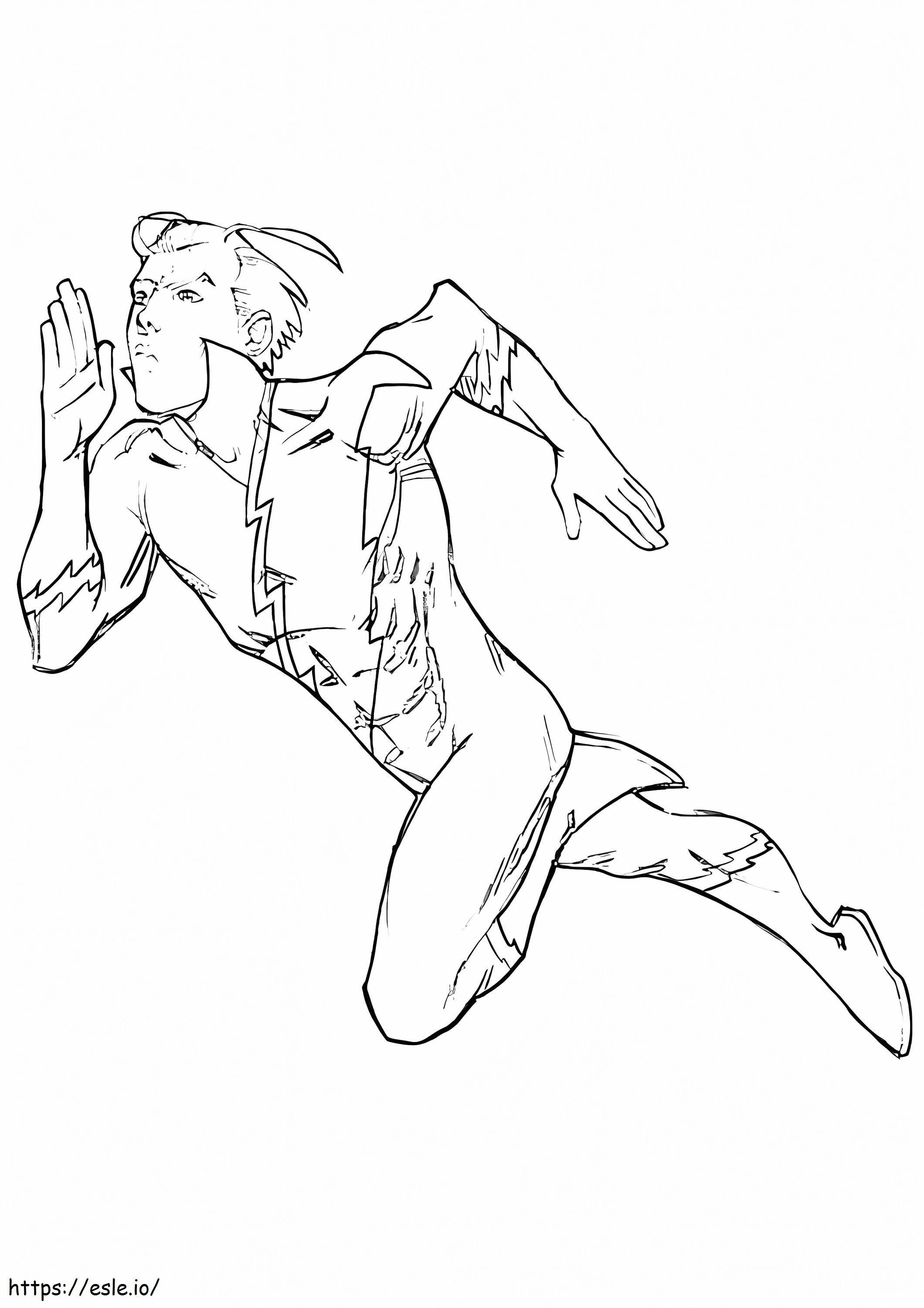 Quicksilver Is Running coloring page