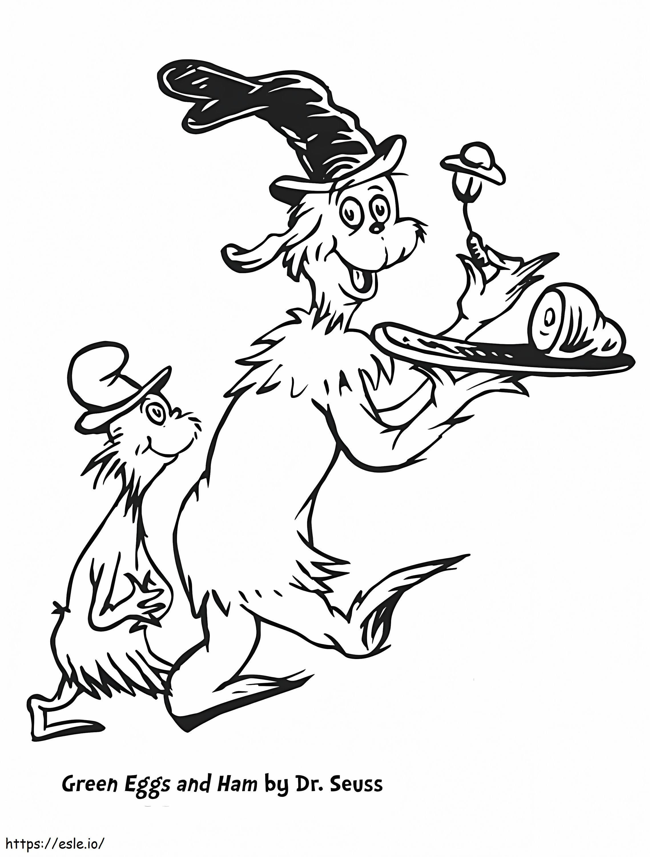 Green Eggs And Ham 6 coloring page