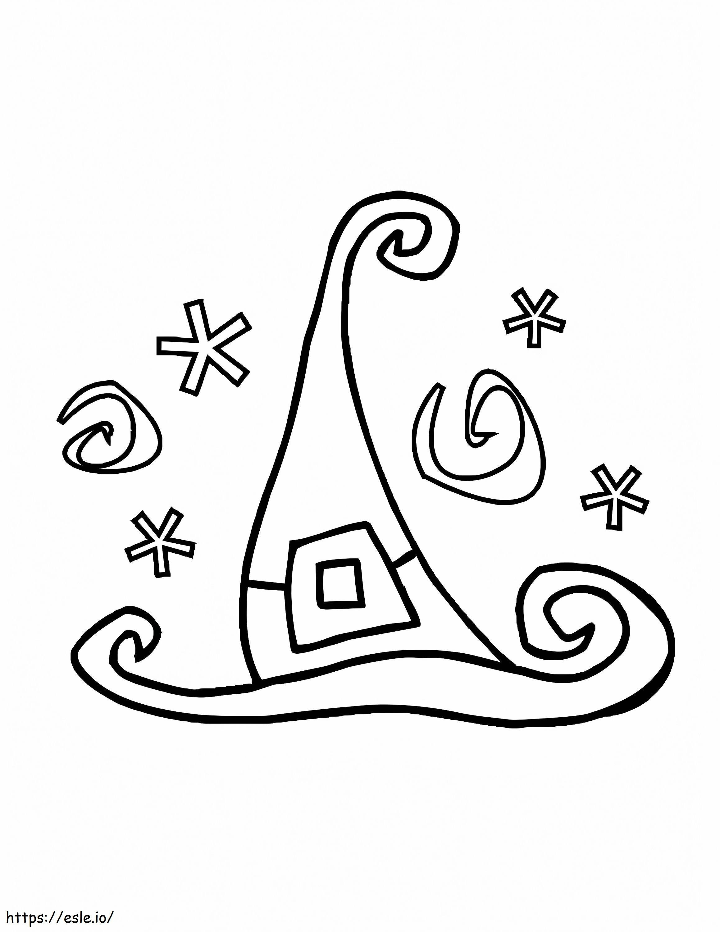 Witch Hat 8 coloring page