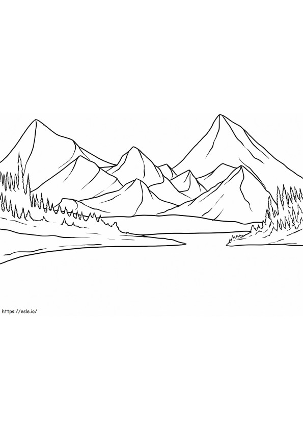 Enorme Montana coloring page
