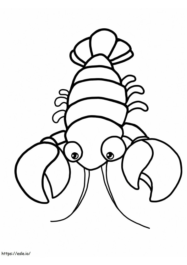 Good Lobster coloring page