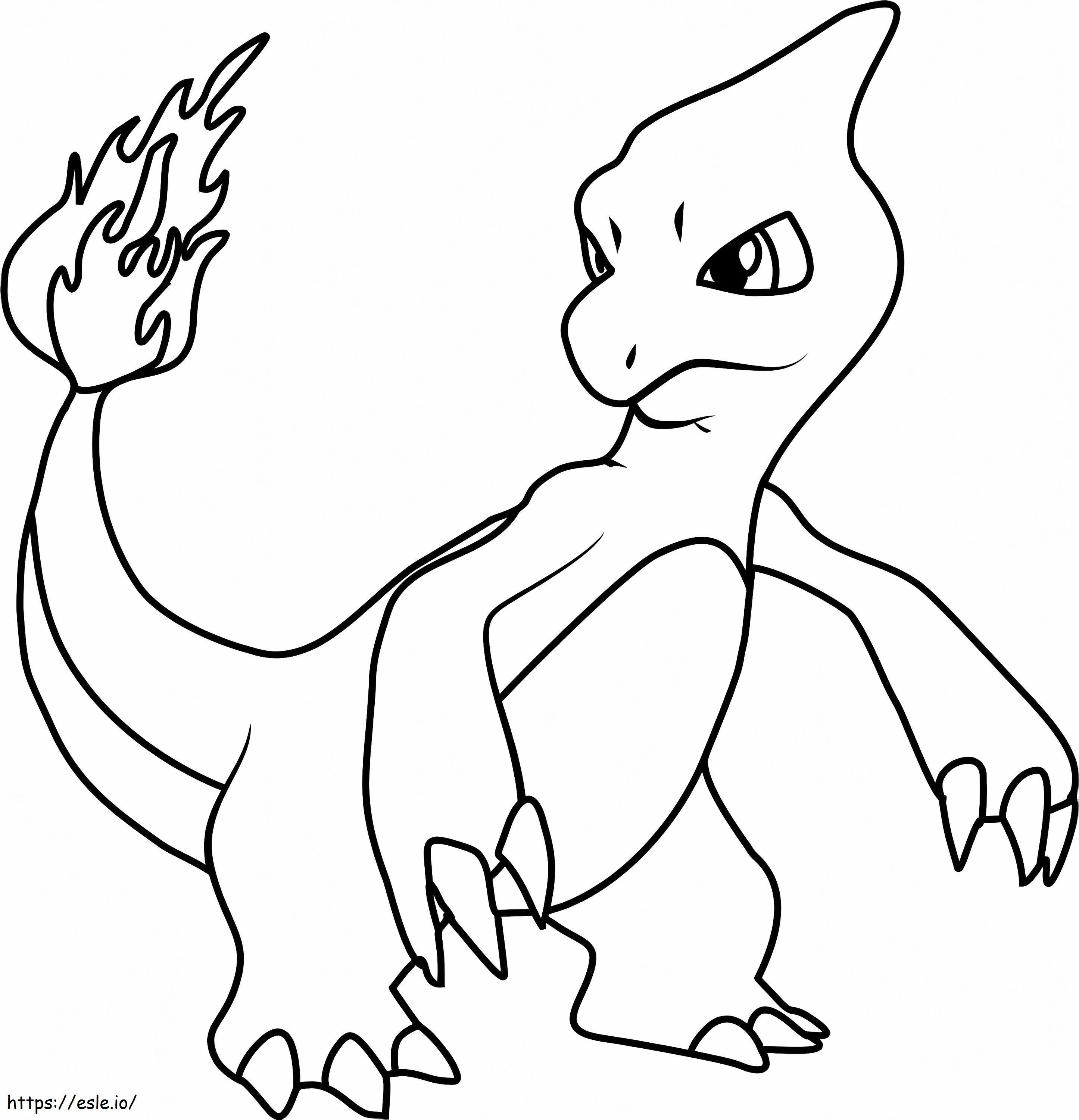 Charmeleon in Pokémon ausmalbilder