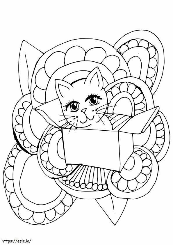 Perfect Cat coloring page