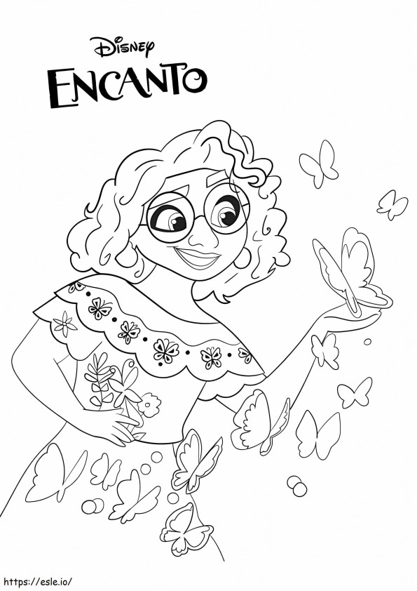 Mirabel Madrigal coloring page