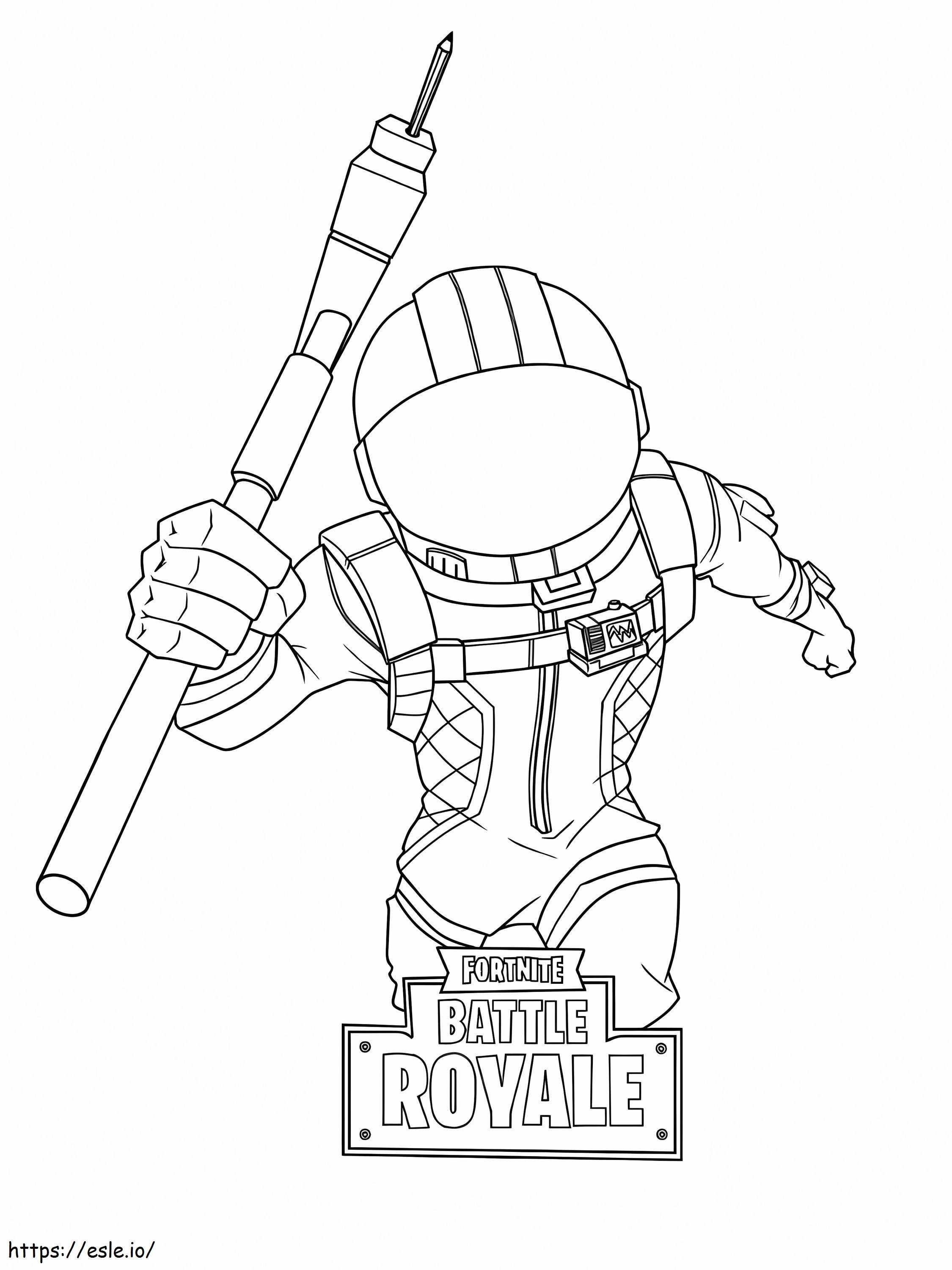 Dark Voyager Fortnite 768X1024 coloring page