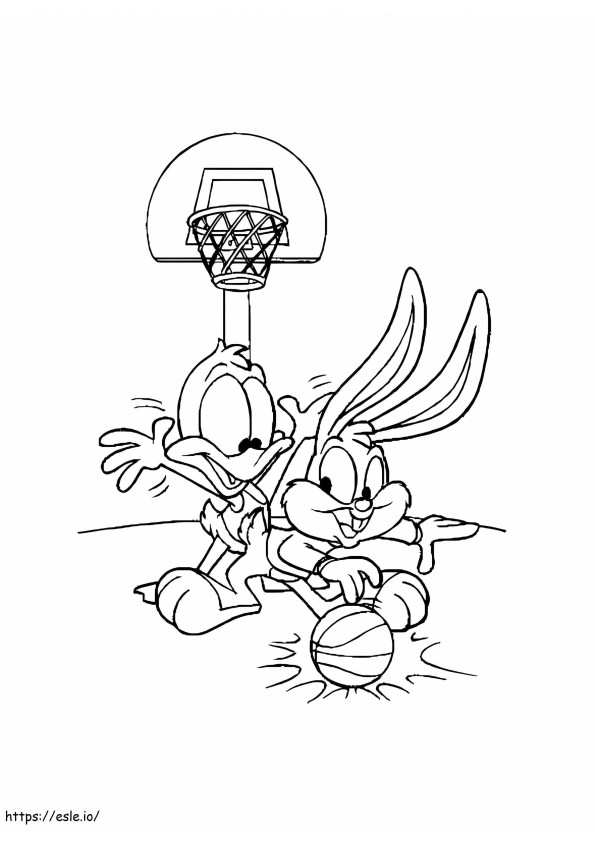 Plucky Duck And Buster Bunny