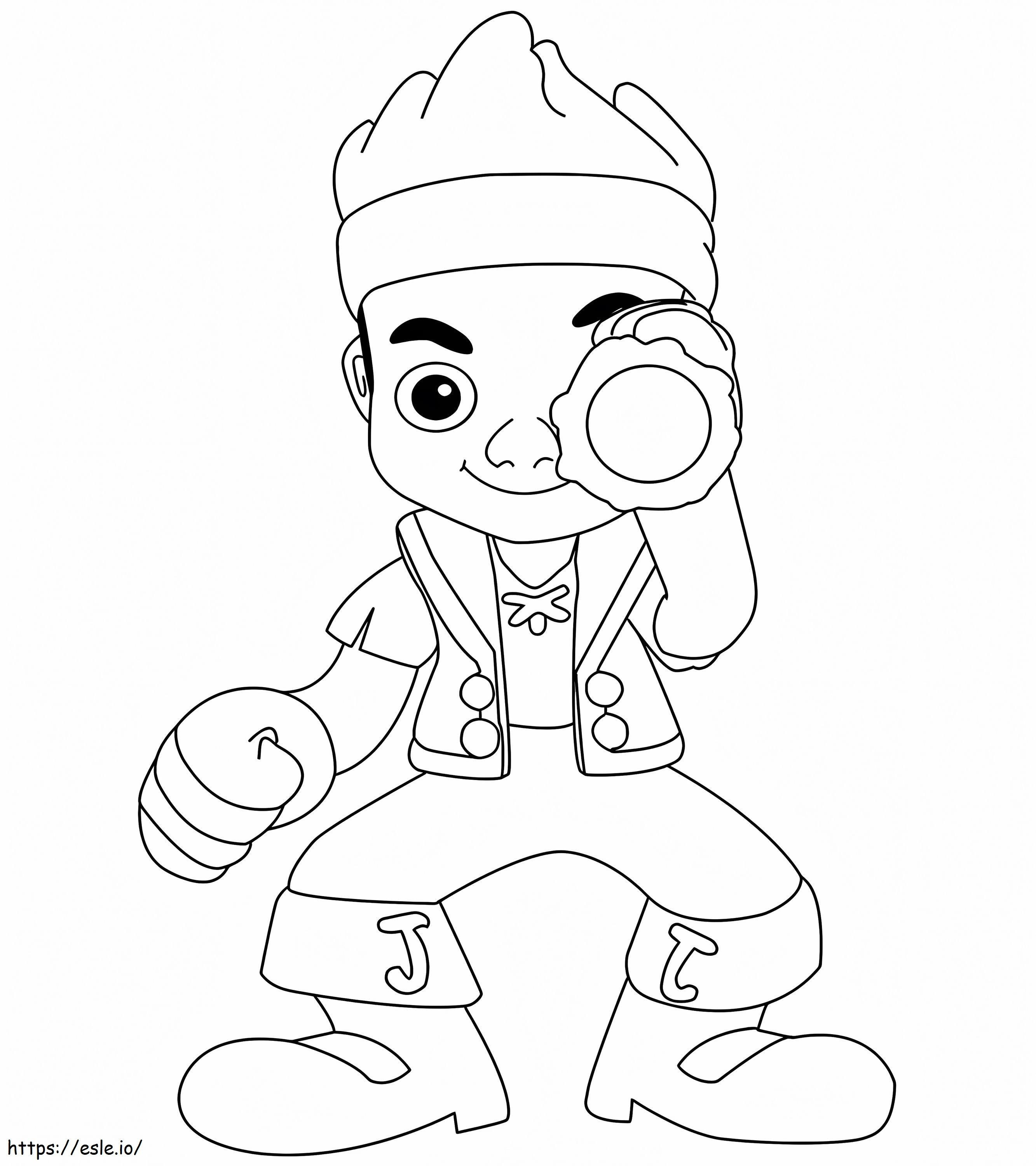 Little Pirate coloring page