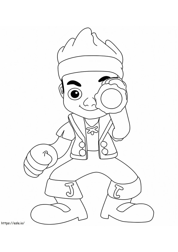 Little Pirate coloring page