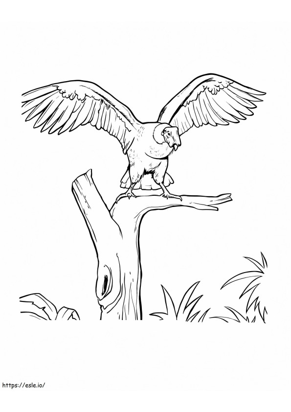 Condor Tree Stand coloring page