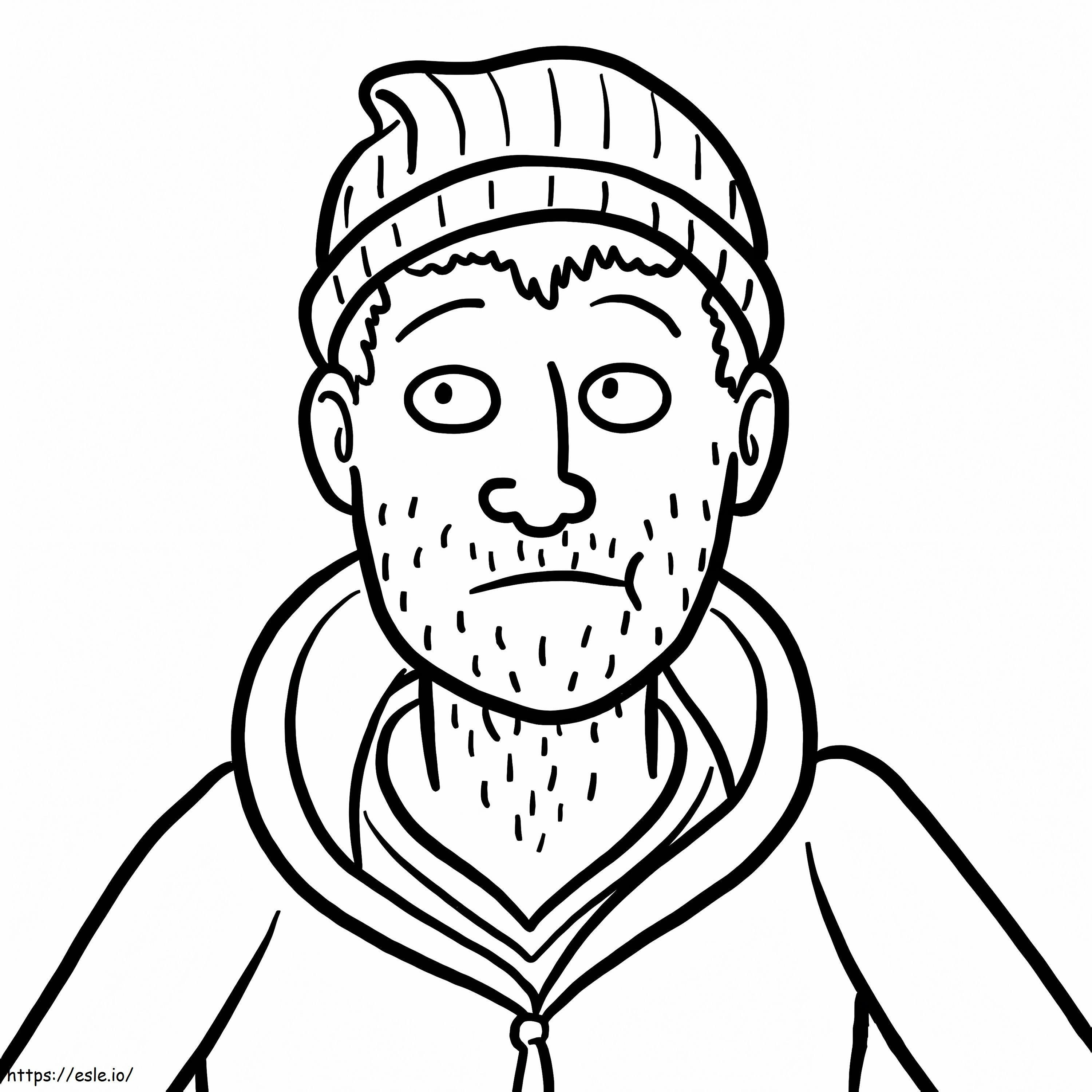 Todd Chavez From BoJack Horseman 1 coloring page