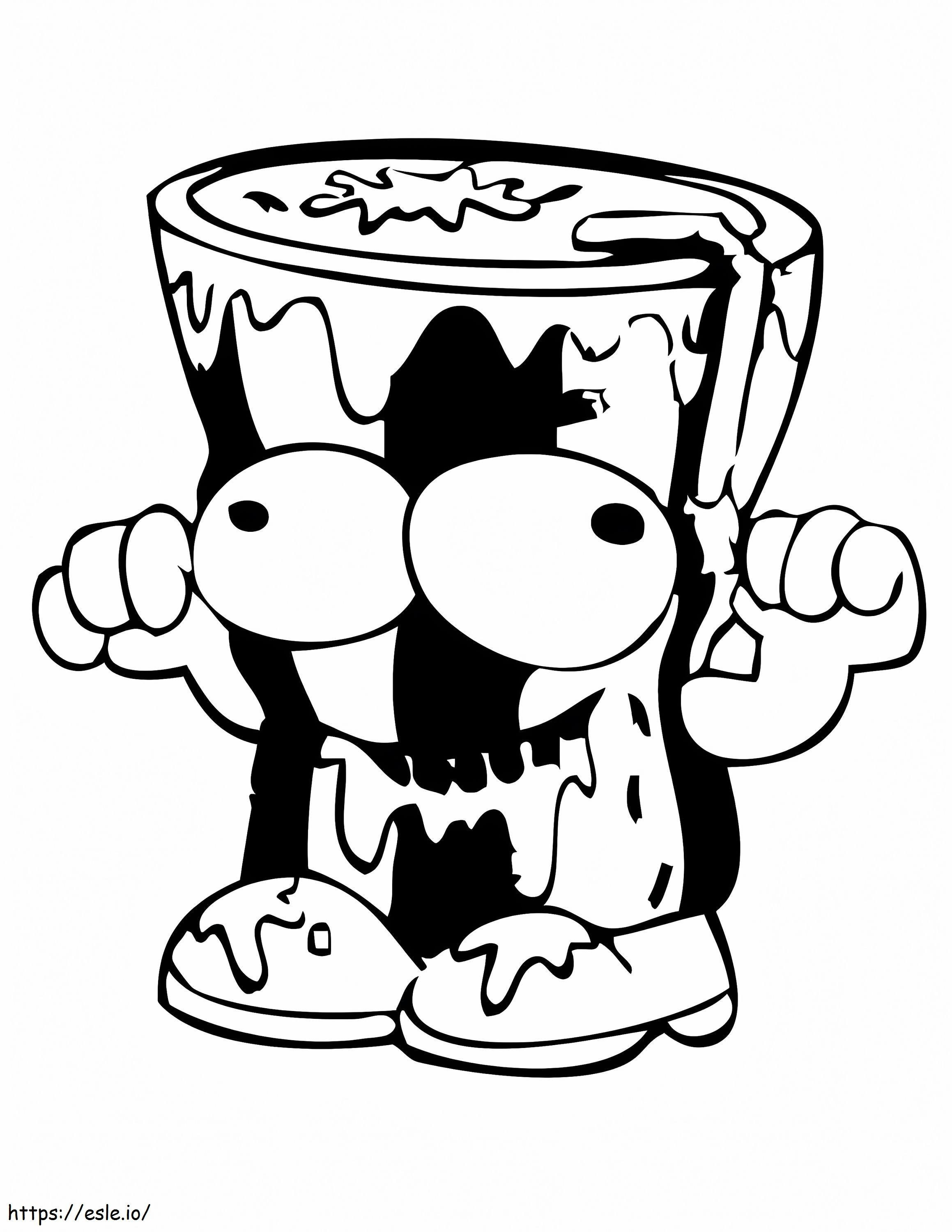 Mould Shake Trash Pack coloring page