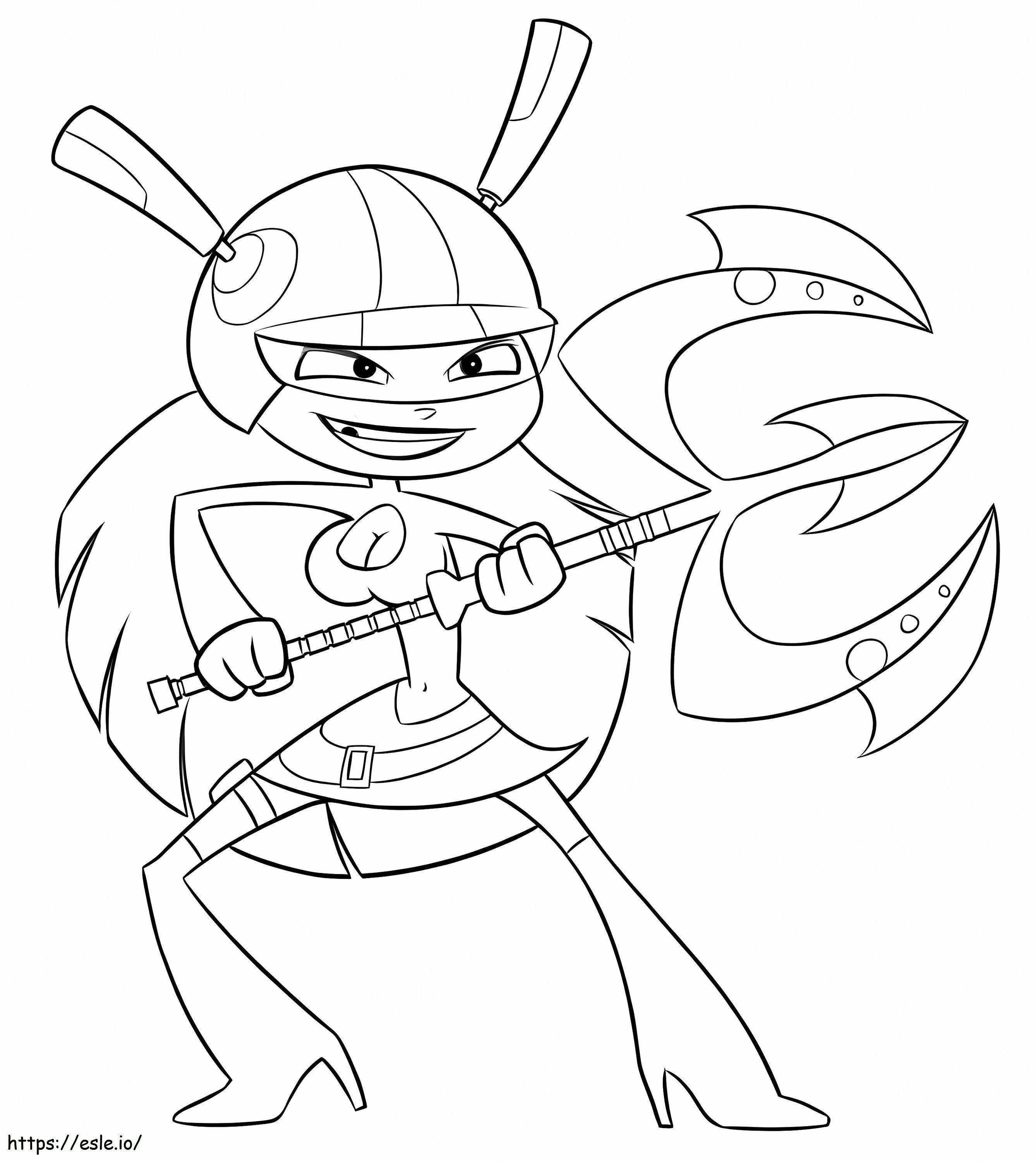 Emma From Rayman coloring page