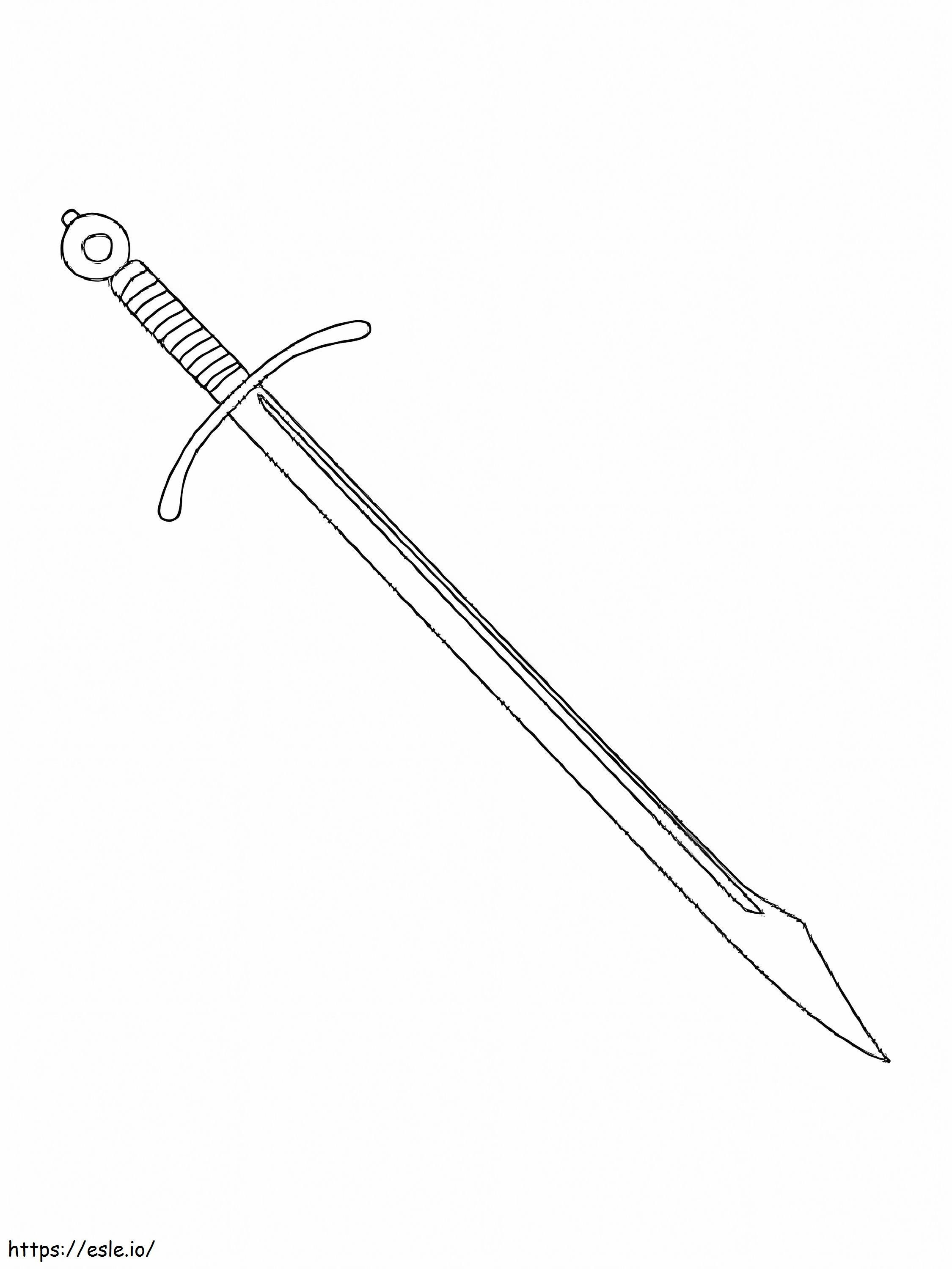 Sword 2 Coloring Pages coloring page