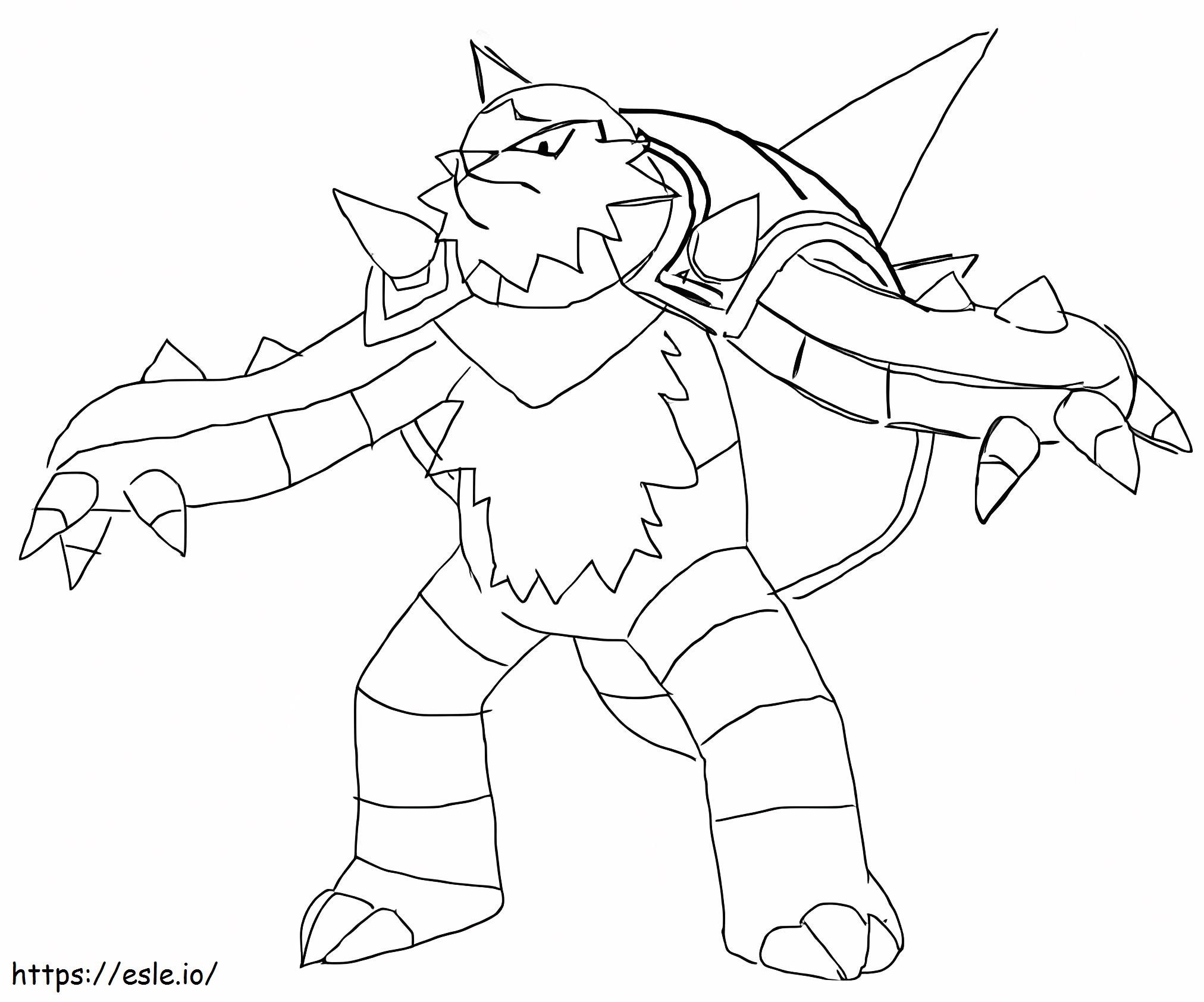 Chesnaught Pokemon 2 Coloring Page - Free Printable PDF