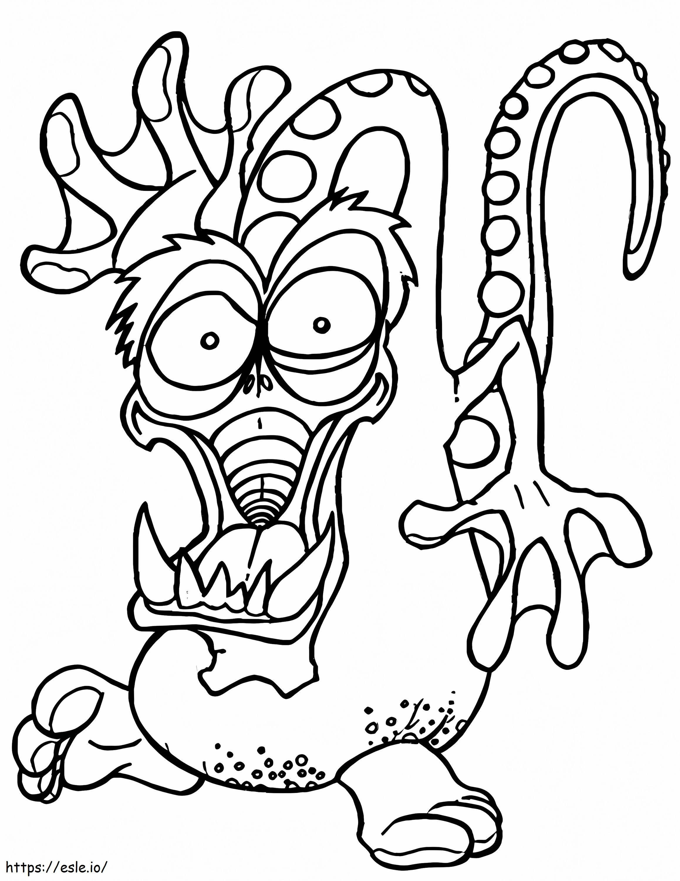 Awesome Monster coloring page