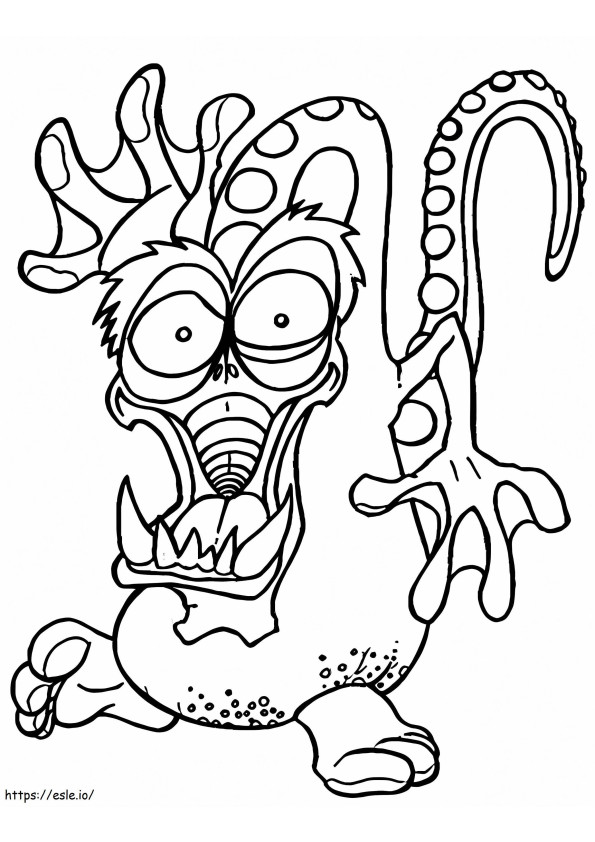 Awesome Monster coloring page